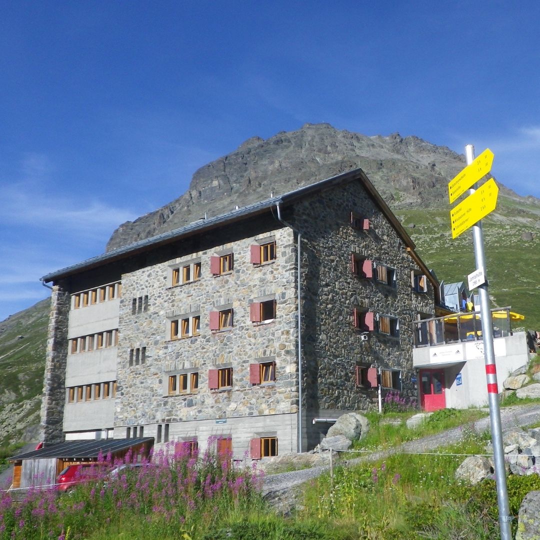 Huts in the Alps