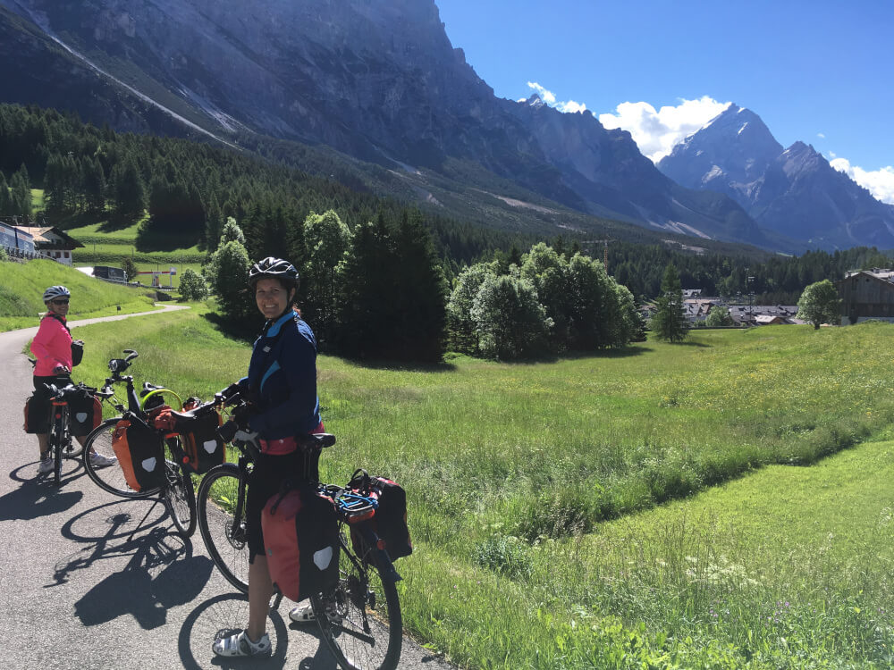 Bicycle touring in the Alps