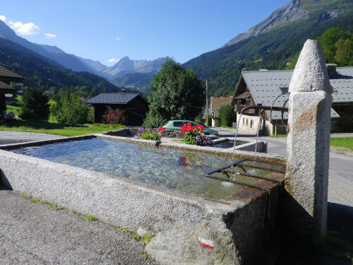 Water on the Tour du Mont Blanc