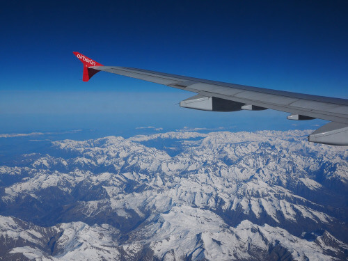 Flight fares to the Alps
