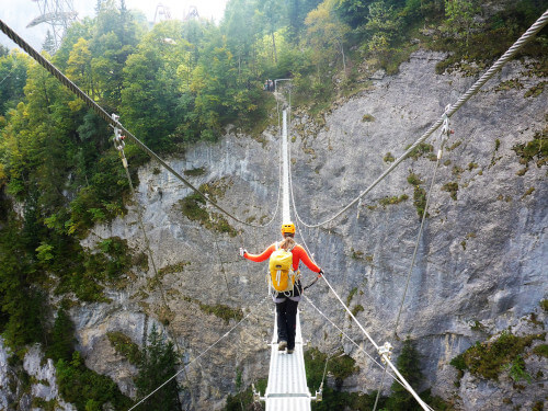 Murren via ferrata in Switzerland compressed Via ferrata in Switzerland
