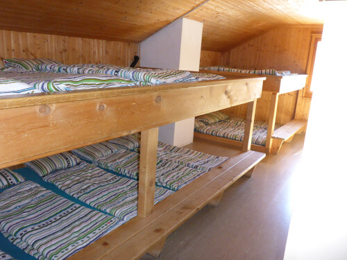 Sleeping at mountain huts compressed Sleeping at mountain huts