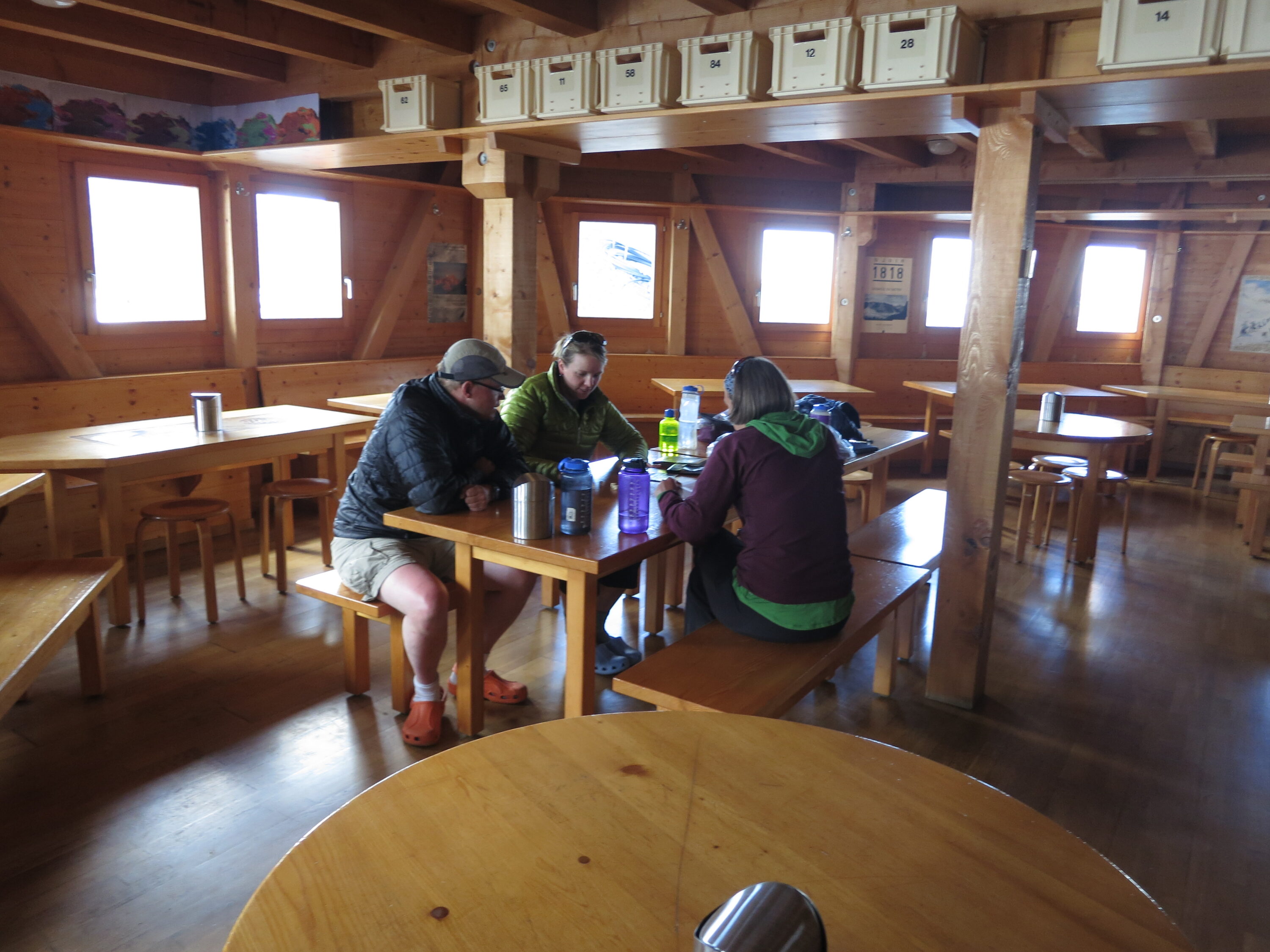 Mountain hut alps
