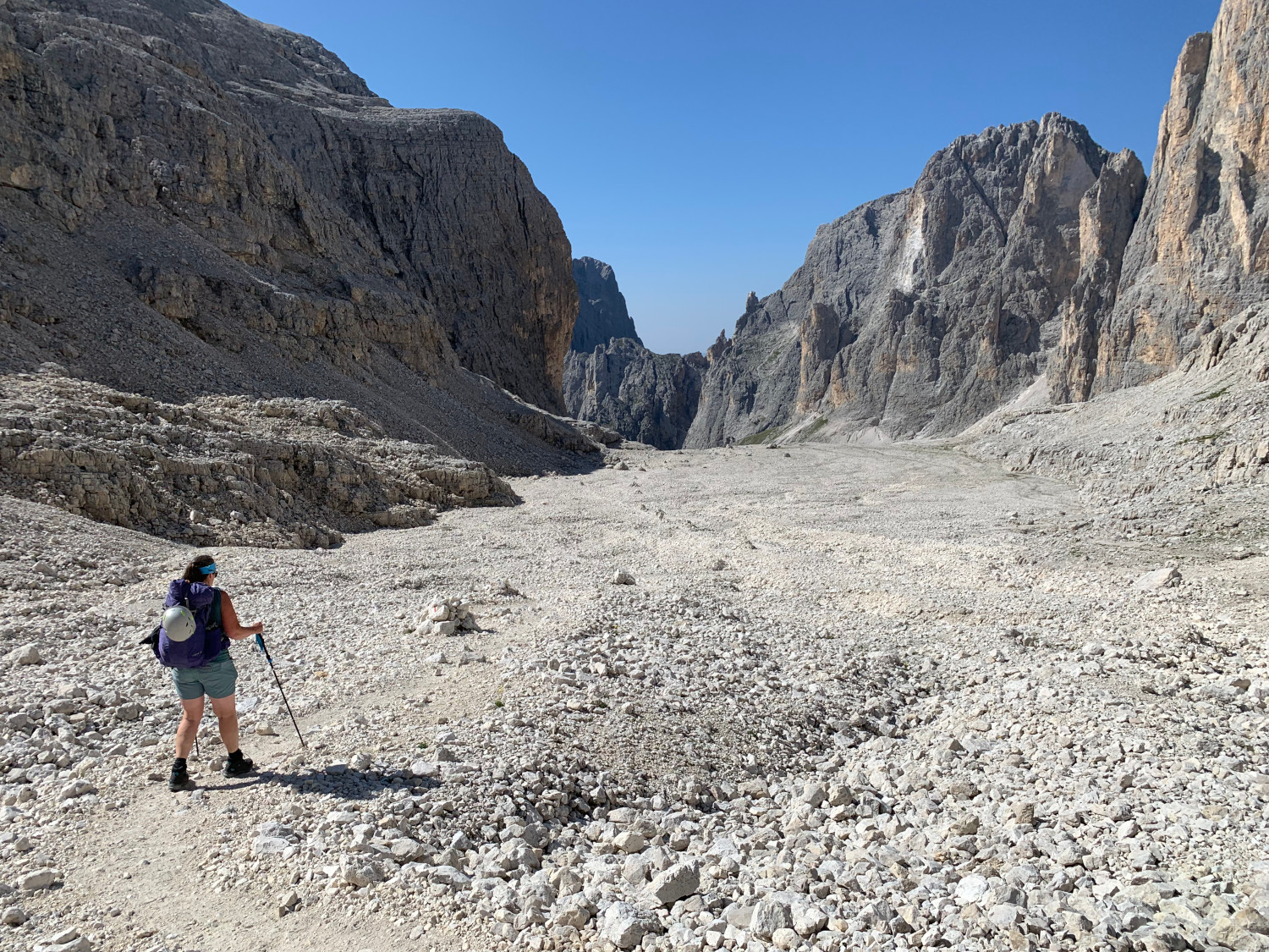 hiking in dolomites